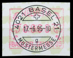 SCHWEIZ AUTOMATENMARKEN A5 Nr 5xd Zentrisch Gestempelt X64C426 - Automatenmarken