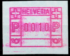 SCHWEIZ AUTOMATENMARKEN A3 Nr 3yavI 0010 Postfrisch X679662 - Automatenmarken