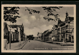 AK Grossräschen /N.-L., Rudolf-Breitscheid-Strasse Mit Bäumen - Grossräschen