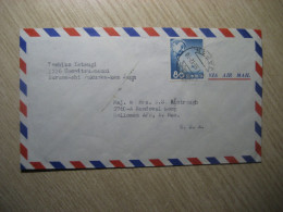 KURUME Fukuoka 1965 To Hollomen New Mexico USA Air Mail Cancel Cover JAPAN Japon - Briefe U. Dokumente