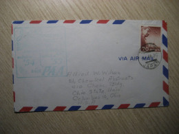 TOKYO 1964 To Comubus USA Jet Stream Service HAWAII Honolulu PAA Pan American Airlines Flight Cancel Cover JAPAN Japon - Briefe U. Dokumente