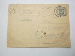 1948 , ASEL über Korbach    , Lesbarer Landpoststempel Auf Ganzsache - Postwaardestukken