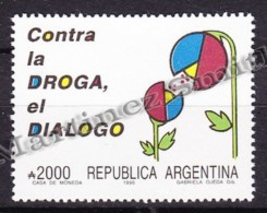 Argentina 1990 Yvert 1722, Fight Against Drugs - MNH - Unused Stamps