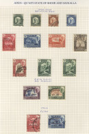 STATES - Kathiri State Of Seiyun & Qu'aiti State Of Hadhramaut VFU Collection Which Incl. 1942-63 1r Green With 'missing - Other & Unclassified