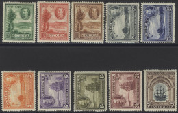 1932 Tercentenary Set, Fine M, SG.81/90. (10) Cat. £225 - Other & Unclassified