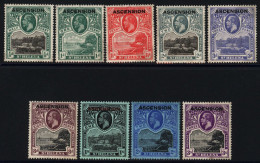 1922 Optd Defin Set, Fine M, SG.1/9. (9) Cat. £325. - Other & Unclassified