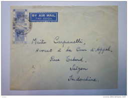 Enveloppe  Au Départ De  HONG-KONG  à Destination De  SAÏGON  1949 - Other & Unclassified