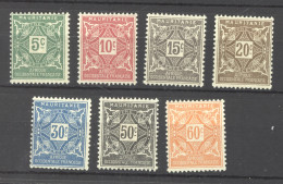 Mauritanie  -  Taxes  :  Yv   17-23  * - Nuevos