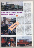 Delcampe - Journées Ferroviaires De Nyon - Photos Et Texte - Reproduction - Nyon