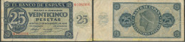 9518 ESPAÑA 1936 25 Pesetas Estado Español 21 De Noviembre De 1936 - Otros & Sin Clasificación