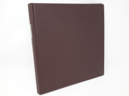 LINDNER Ringbinder (älteres Modell) Ohne Kassette Dunkelbraun Gebraucht (Z302) - Alben Leer