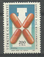 Turkey 1988 Mi 2811 MNH  (LZE2 TRK2811) - Drugs