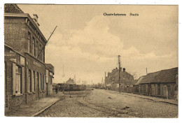Oostvleteren  Vleteren  Statie   (met Stoomtram - Avec Tram à Vapeur - Vicinal) - Vleteren