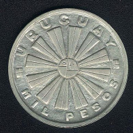 Uruguay, 1000 Pesos 1969, FAO; Silber, UNC - Uruguay