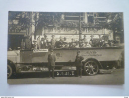 Delcampe - 2022 - 4501  CAFE SCHÖN  (Berlin ?)  BUS  NACH POSTDAM  (carte Photo  1922)  XXX - Potsdam