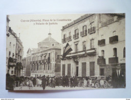 2023  -  199  CUEVAS  (ALMERIA)  :  Plaza De La Constitucion Y Palacio De Justicia   1932   XXX - Almería