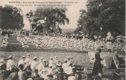 Delcampe - Mamers - Souvenir Du Concours De Gymnastique 16 Juillet 1911 La Cour Du Bois - Mamers