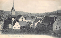 A693 Switzerland Schaffhausen Muenster Church Vintage Postcard - Autres & Non Classés