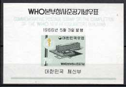 Korea, South  1966 Mi Block 227 MNH  (ZS9 SKAbl227) - WHO