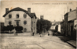 CPA L'ARBRESLE Avenue De La Gare. (463258) - L'Arbresle