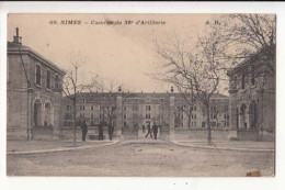 Delcampe - Carte France 30 - Nimes - Caserne Du 38e D' Artillerie  - PRIX FIXE - (CD114) - Kasernen