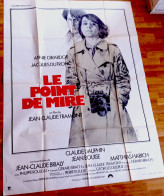 Affiche Ciné LE POINT DE MIRE 120x160 -1977- Girardot/Dutronc Illustrat Ferracci - Manifesti & Poster