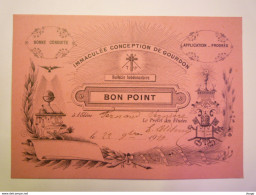 Delcampe - 2020 - 5451  Immaculée Conception De GOURDON  :  BON POINT   1919   XXX - Gourdon