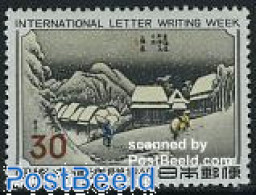Japan 1960 International Letter Week 1v, Mint NH, Post - Ungebraucht
