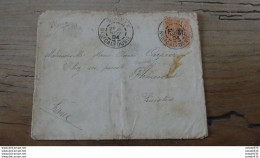 Petite Enveloppe Avec Timbre FM N°1, Postée De NOUMEA En 1904 .............. Q-.....CL-6-4 - Briefe U. Dokumente