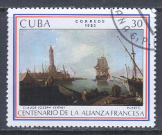 Cuba 1983 Mi# 2753 Used - French Alliance, Cent. / Port, By Claude Joseph Vernet - Gebruikt