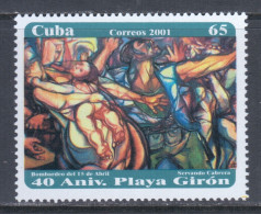 Cuba 2001 Mi# 4344 ** MNH - Bay Of Pigs Invasion, 40th Anniv. / Painting - Unused Stamps