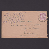 MALAYA NEGRI SEMBILAN 1951, Cover From Seremban To Kampar - Negri Sembilan