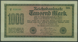 Dt. Reich 1000 Mark 1922, DEU-86b, FZ MK, Gebraucht (K1724) - 1000 Mark