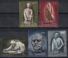 Soviet Union, USSR 1967 Mi 3339-3343 MNH  (ZE4 CCC3339-3343) - Lenin