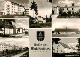 Waldkraiburg Kirchen Strasse Egerlaender Strasse Iser Ring Ev Kirche Kath Kirche - Waldkraiburg