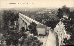 CPA Roquefavour Le Sommet De L'Aqueduc - Roquefavour