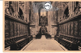 Delcampe - St Hubert  La Basilique Le Choeur Des Moines Et La Grande Nef - Saint-Hubert