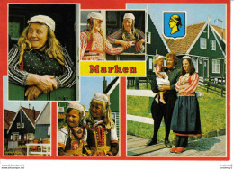Delcampe - Pays Bas Marken Holland N°13 Folklore Costumes Coiffe VOIR DOS - Marken
