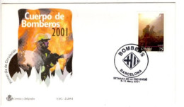 Delcampe - ESPAÑA  2001 BARCELONA - Feuerwehr