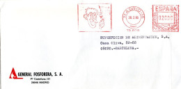 Delcampe - EMA ESPAÑA  1988 - Feuerwehr