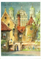 Delcampe - I4425 - Lang Ferdinand Künstlerkarte Nach Aquarell - Augsburg Rathaus - Verlag A. Eisele - Augsburg