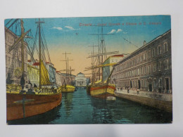 Delcampe - TRIESTE    Canal Grande E Chiesa Di S.Chiesa S. Antonio - Trieste (Triest)