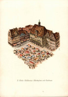 Delcampe - I4432 - Heilbronn - Markt Rathaus - P. Härle Künstlerkarte - Verlag - Heilbronn