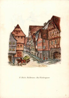 Delcampe - I4438 - Heilbronn - Alte Fischergasse - P. Härle Künstlerkarte - Verlag - Heilbronn
