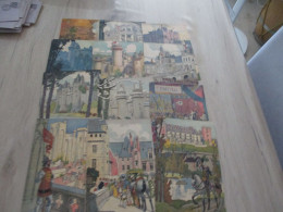 Delcampe - X 12 Menus Illustrés Par Perlis Vierge Champagne Heidsieck Reims - Menu