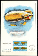 Delcampe - SVIZZERA - 1975 - Luftschiff "Ville De Lucerne" - Maximumkarten (MC)