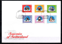 Delcampe - SVIZZERA - 2000 - OGGETTI IN VETRO - SERIE ORDINARIA - FDC - FDC