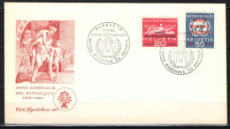 Delcampe - SVIZZERA - 1960 - ANNO MONDIALE DEL RIFUGIATO - FIRST DAY - FDC