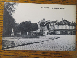 Delcampe - BIEVRES, ESSONNE, LA ROUTE DE VERSAILLES, CPA - Bievres