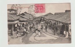 Delcampe - SRI LANKA - CEYLAN - Street Scene Pattah Colombo Belle Animation Cachets Paquebots Bon état - Sri Lanka (Ceylon)